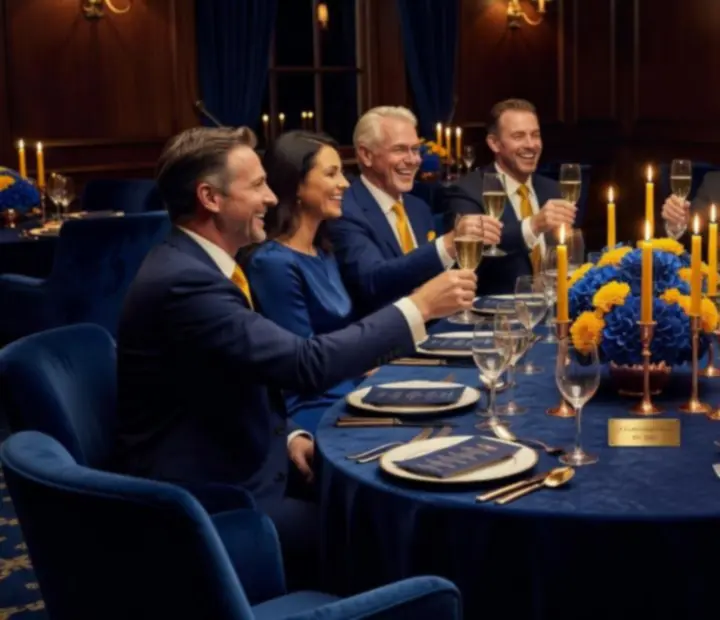 Hangulatos, gyertyafényes születésnapi asztal elegáns dekorációval