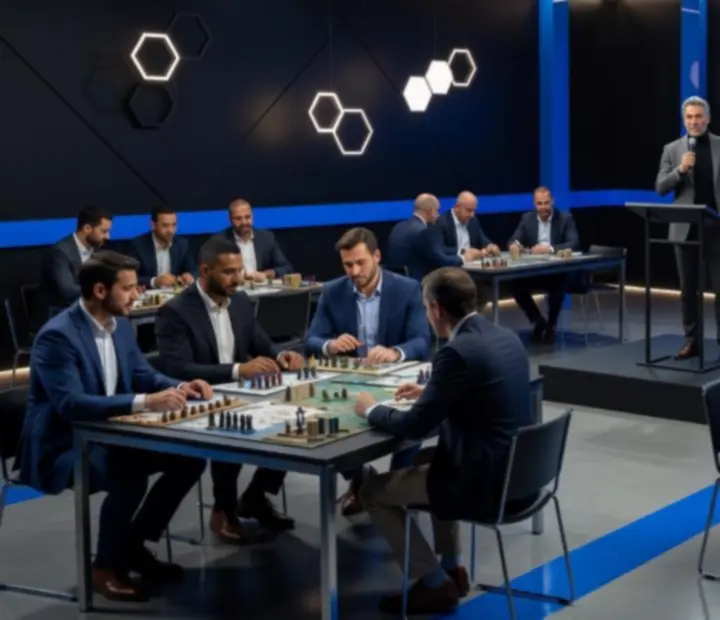 Céges csapatépítő játékest kötetlen, modern lounge térben