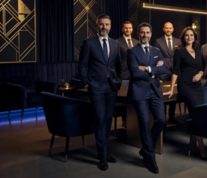 A Gourmet Districtt csapata egy hangulatos esti megbeszélésen